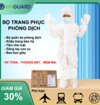 Bộ quần áo phòng dịch trẻ em Vin-2000 Pro 7 món